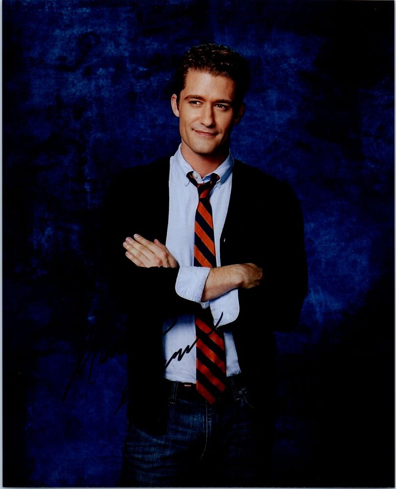 MATTHEW MORRISON Signed Autographed GLEE 8X10 Photo Poster painting C