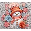 Diamond Painting -DIY Round Drill Snowman