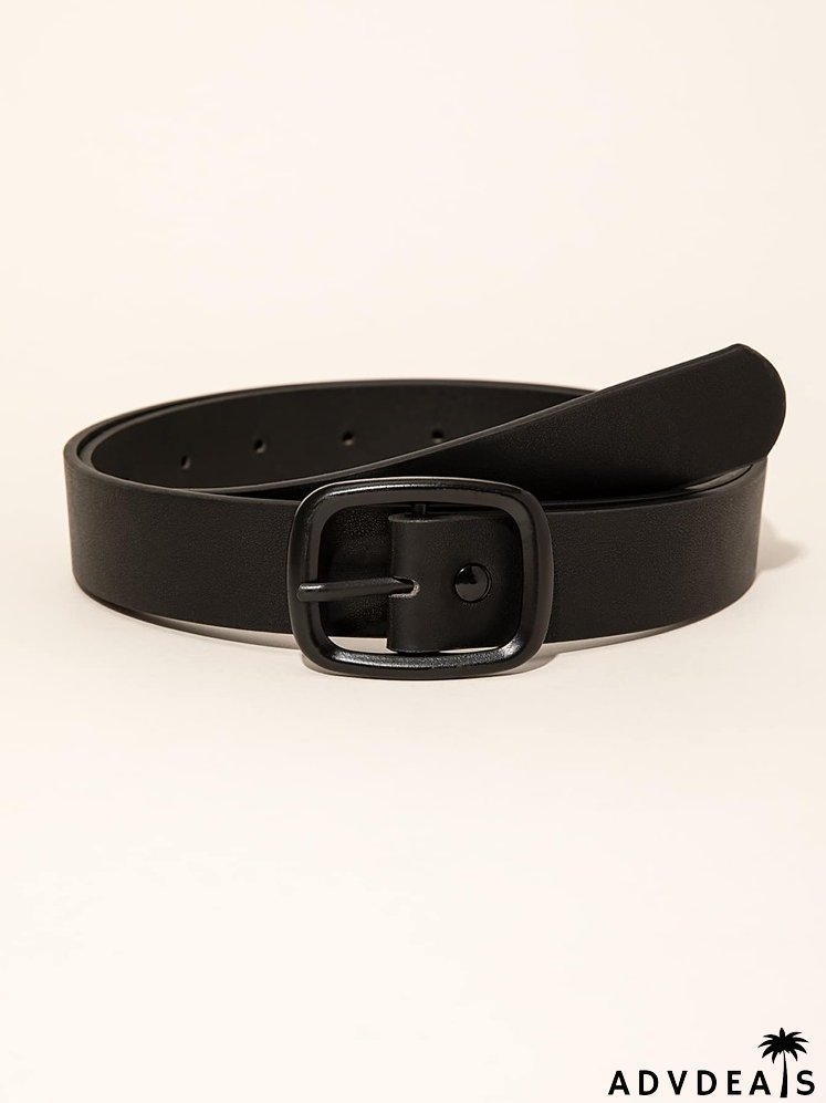 Geometric Buckle Belt