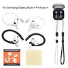 Silicone Ear Hooks for Samsung Galaxy Buds 4 Pro/buds 4 Anti-Lost Ear Hooks with Anti-lost Strap Lanyard Comfortable Anti-fall Ear Hook