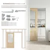 [US Local Warehouse] 2 Set Pocket Door Frame Kits with 220LBS Two-Way Soft-Close Mechanism Hidden Door Kit Sliding Hardware Smoothly and Quietly Easy to Install (24-36x80in)