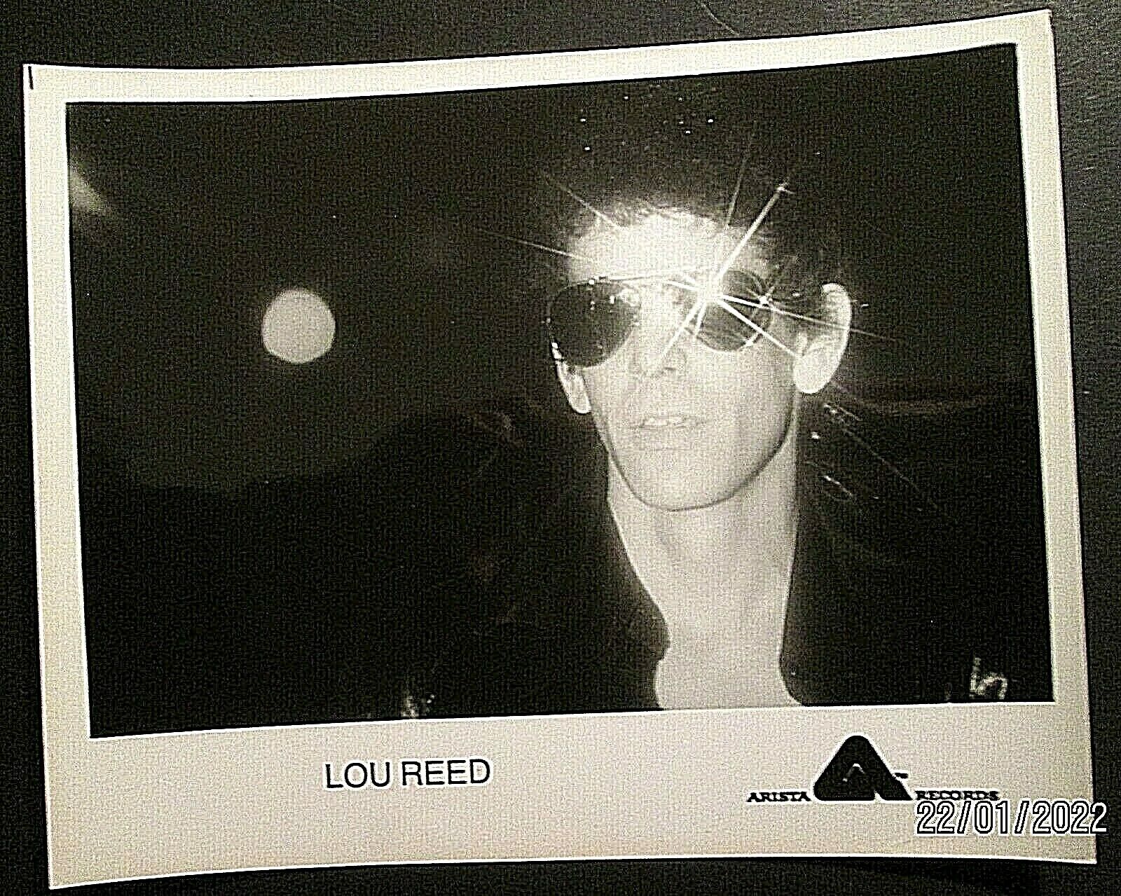 LOU REED: ( ORIGINAL VINTAGE RECORD PROMO Photo Poster painting) CLASSIC