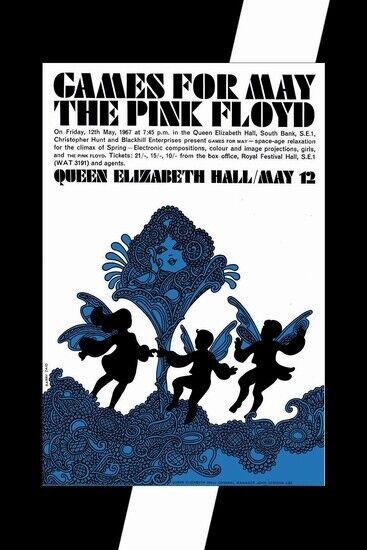 PINK FLOYD POSTER - QUEEN ELIZABETH HALL 67 - Photo Poster painting QUALITY INSERT -  POST!