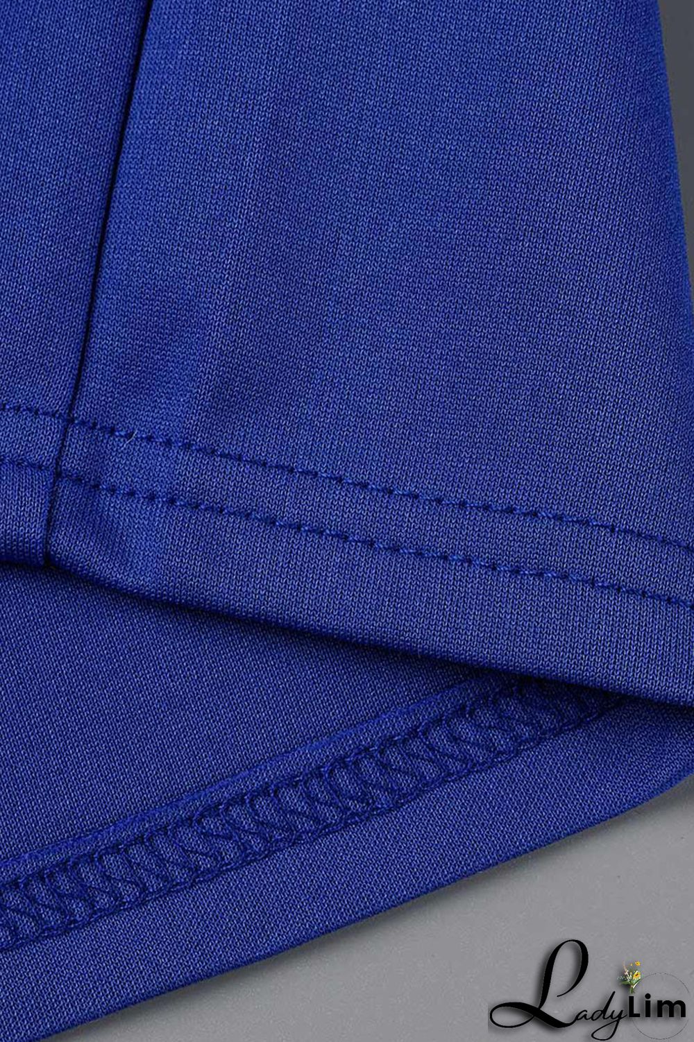 Rose Red Fashion Casual Solid Patchwork Regular High Waist Trousers