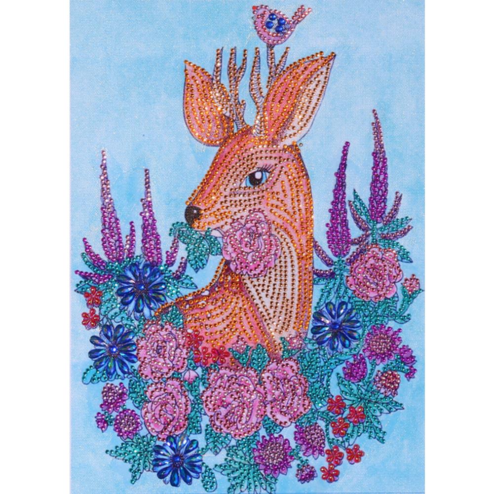 

Deer - Special Shaped Diamond Painting - 30*30CM, 501 Original
