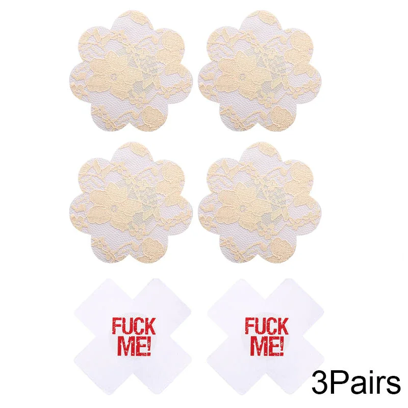 Billionm Women Nipple Cover Breast Stars Colorful Petals Invisible Nipple Self Adhesive Sticker Female Sexy Bras Accessories