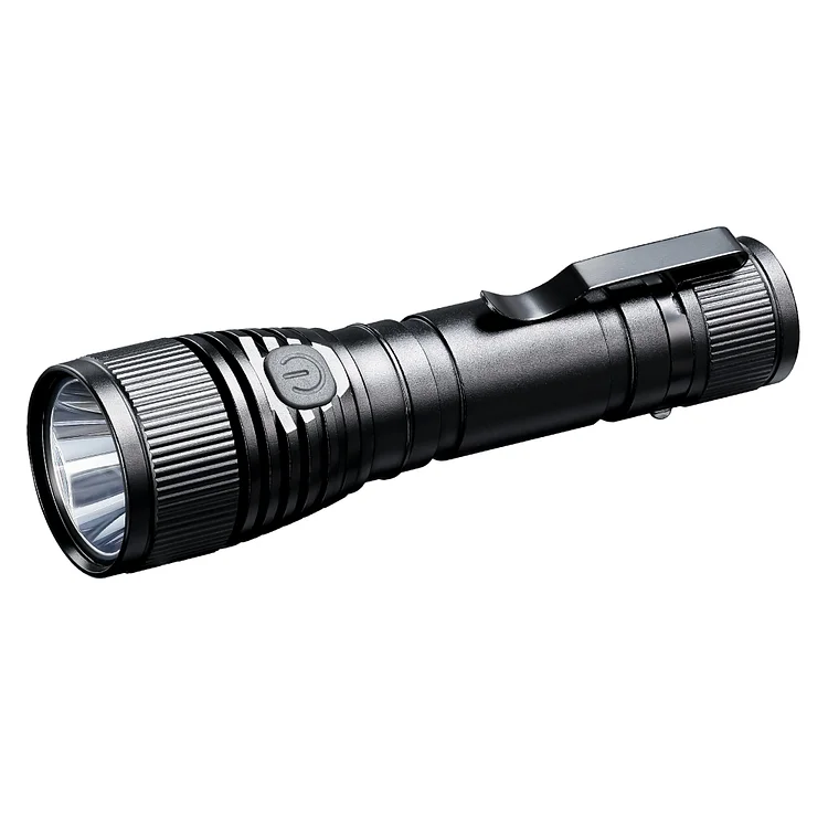Small Rechargeable Flashlight, S15 Bright EDC Light with 4 Modes Magnetic Tailcap