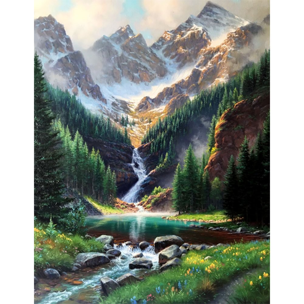 Paint By Number - Snow Mountain
