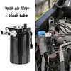 Baffled Oil Catch Can 300ml Tank Separator Aluminum Alloy Car Oil Reservoir Tank