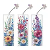 3Pcs DIY Flowers Special Shape Diamond Painting Bookmark