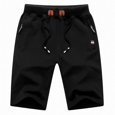 2025 New Men's Shorts Summer Breeches Cotton Casual Sweat S Men Black Homme Classic Brand Clothing Beach Shorts Male