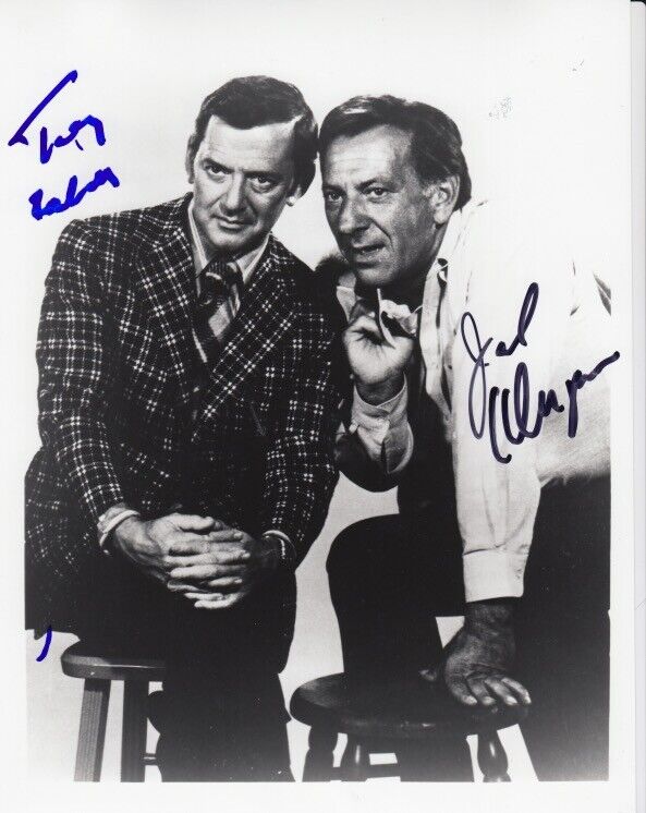 The Odd Couple (Tony Randall & Jack Klugman) signed 8x10 Photo Poster painting in-person