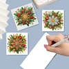 6Pcs Schneeflocken - 5d DIY Handwerk Grußkarte