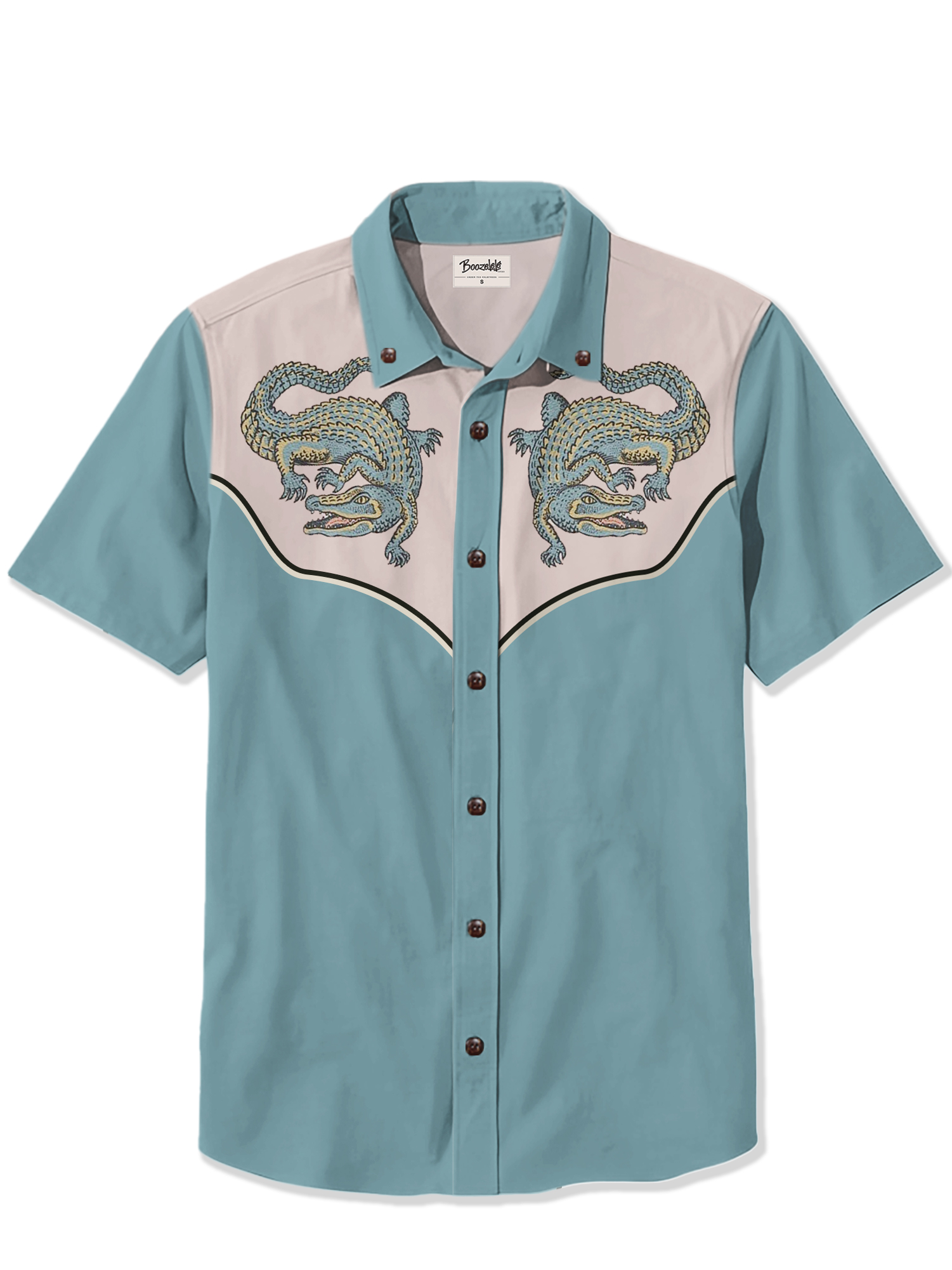 Vintage Crocodile - 100% Cotton Shirt