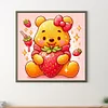 Diamond Painting -5D Full Round Drill Bear Strawberry