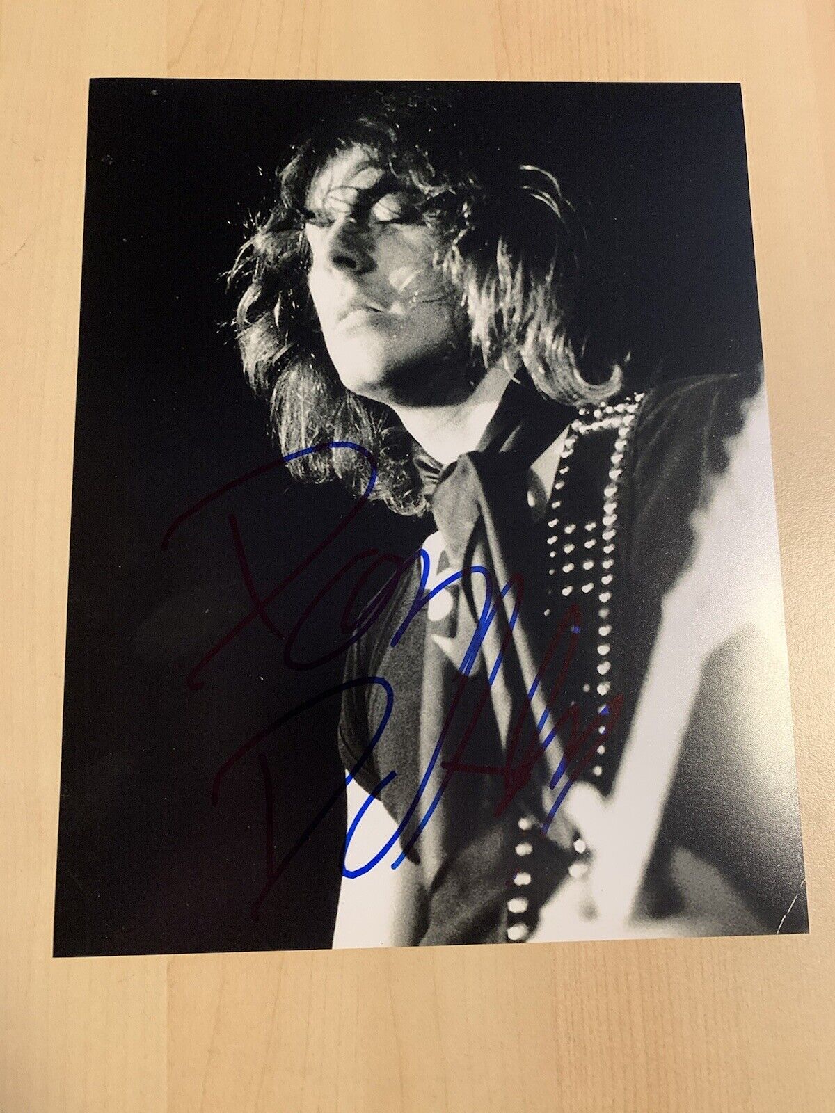 DON DOKKEN SIGNED 8x10 Photo Poster painting AUTOGRAPHED DOKKEN BAND ORIGINAL LEAD SINGER COA