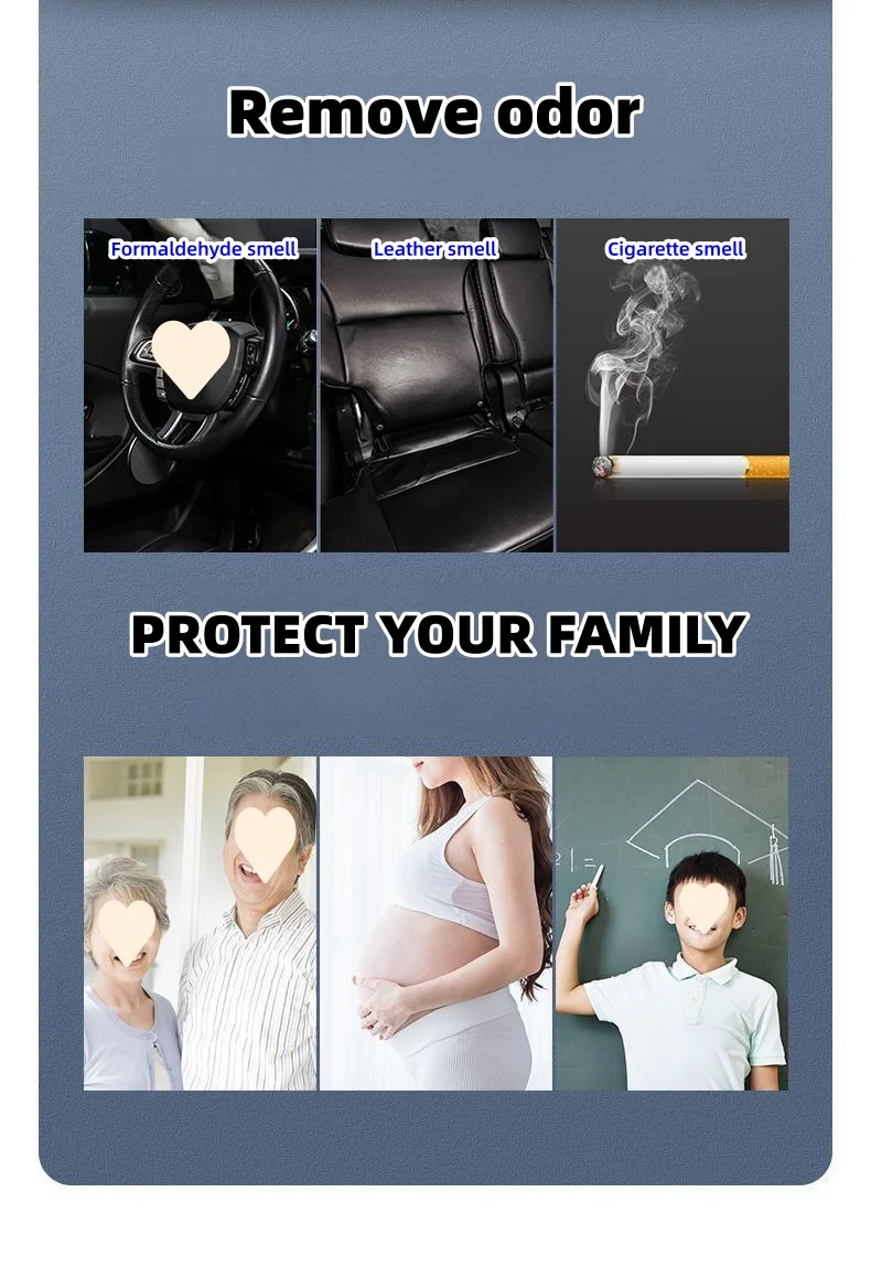 New car formaldehyde removal bamboo charcoal air purification package (2PCS)