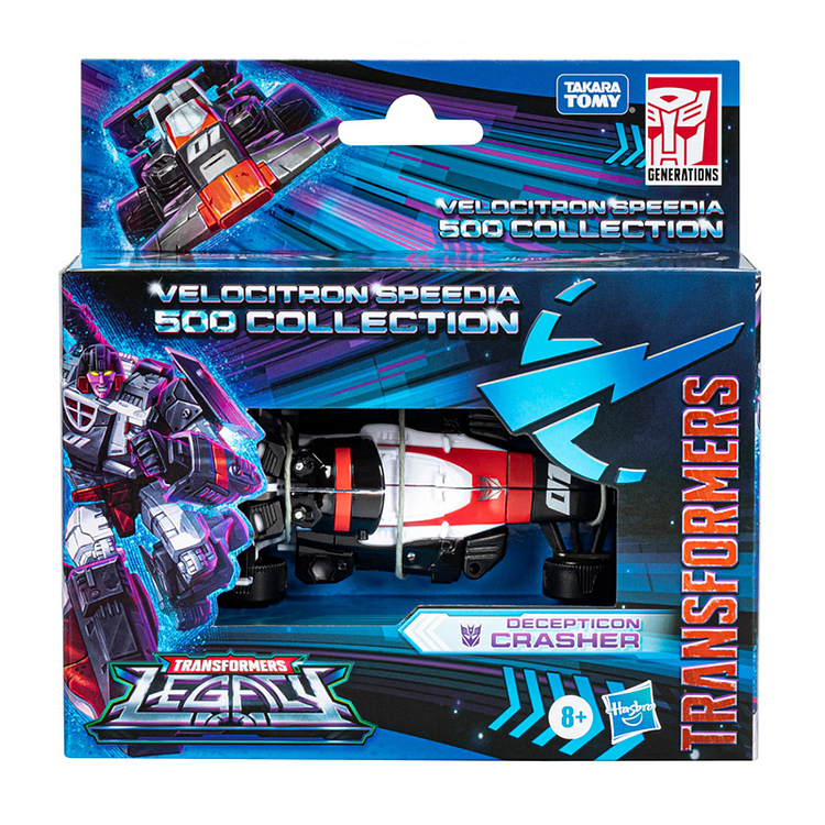 Hasbro Transformers Legacy Velocitron Speedia 500 Collection Deluxe Decepticon Crasher