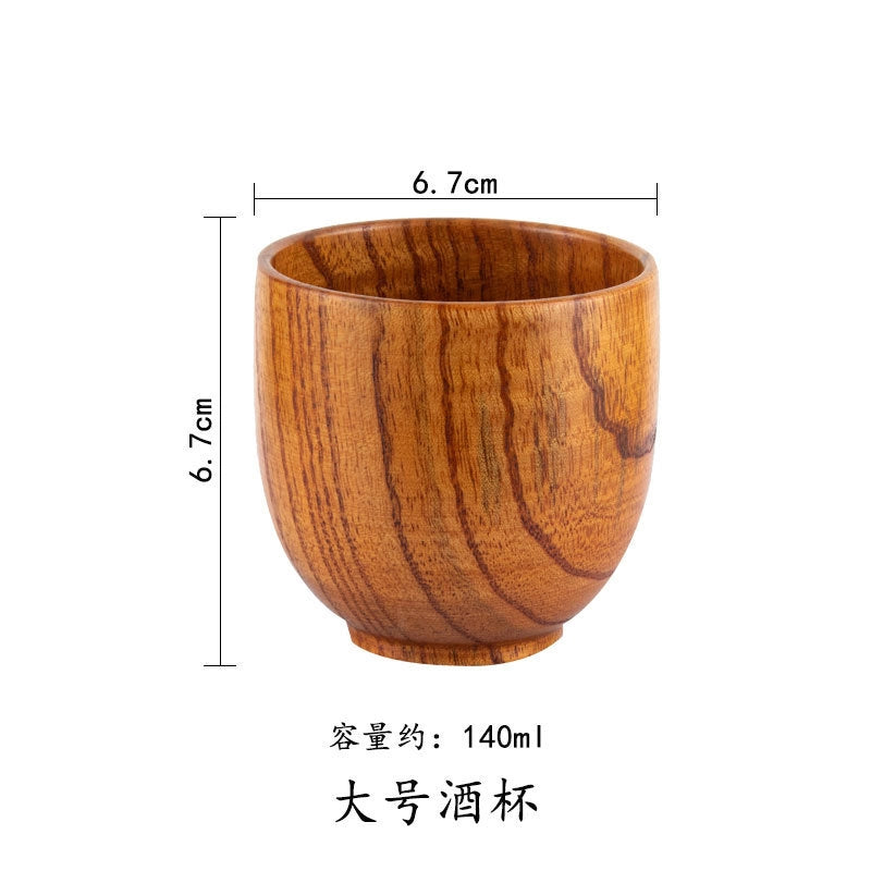 Casual Elegant Solid Color Wood Wine Glass 1 Piece