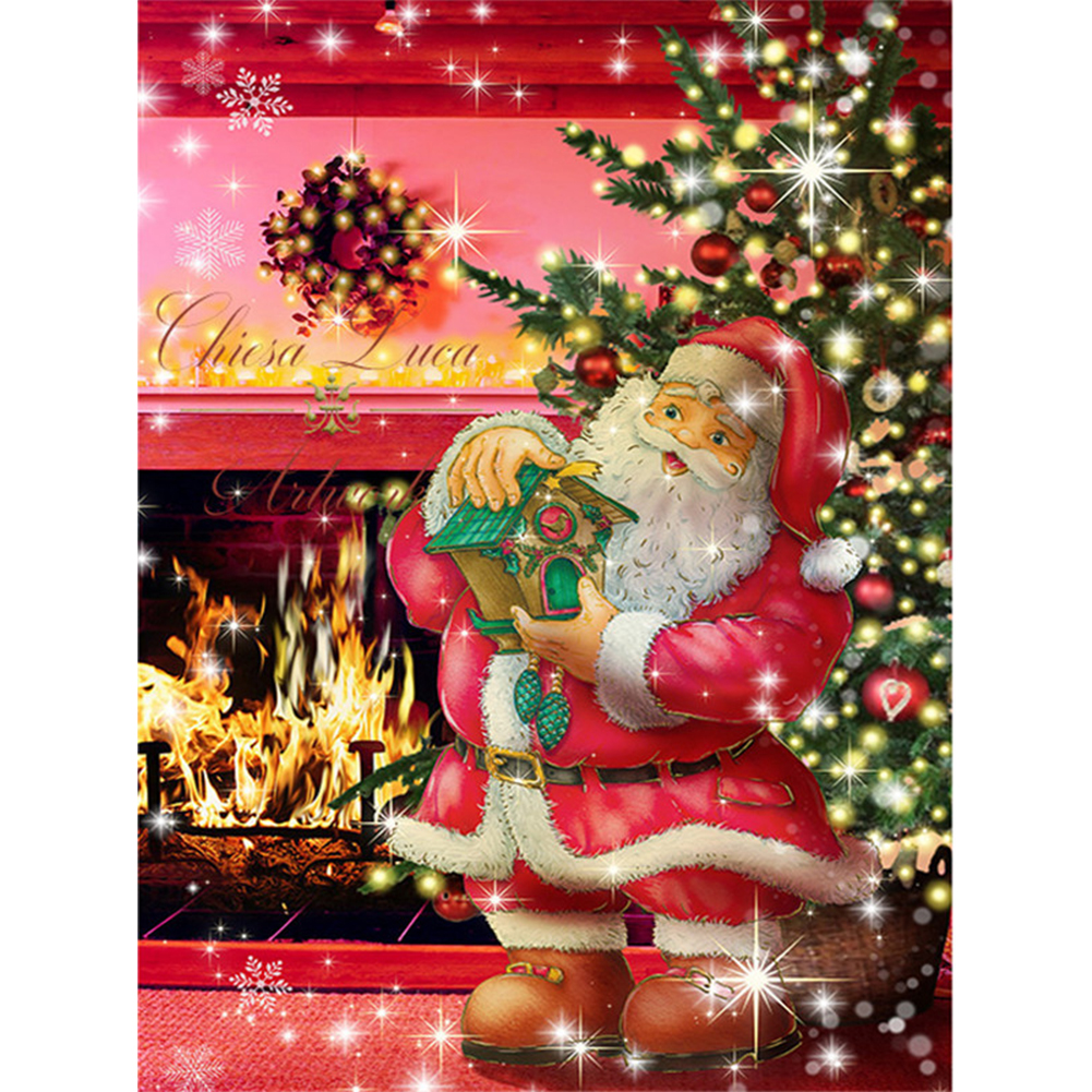 

Santa Claus - Round Drill Diamond Painting - 30*40CM, 501 Original