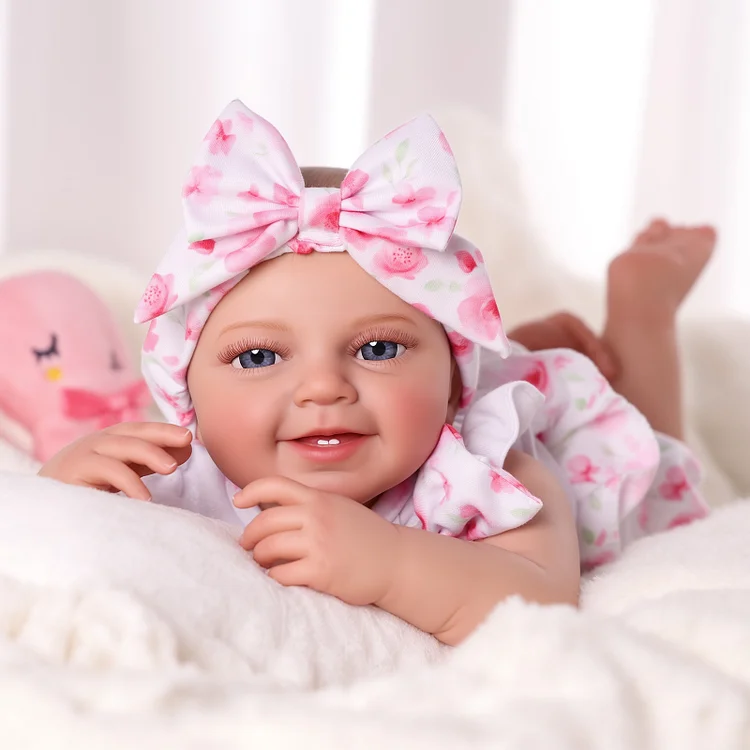 Babeside Smiling Reborn Baby Leen 20'' Little Infant Girl Love Around Mom‘s Side
