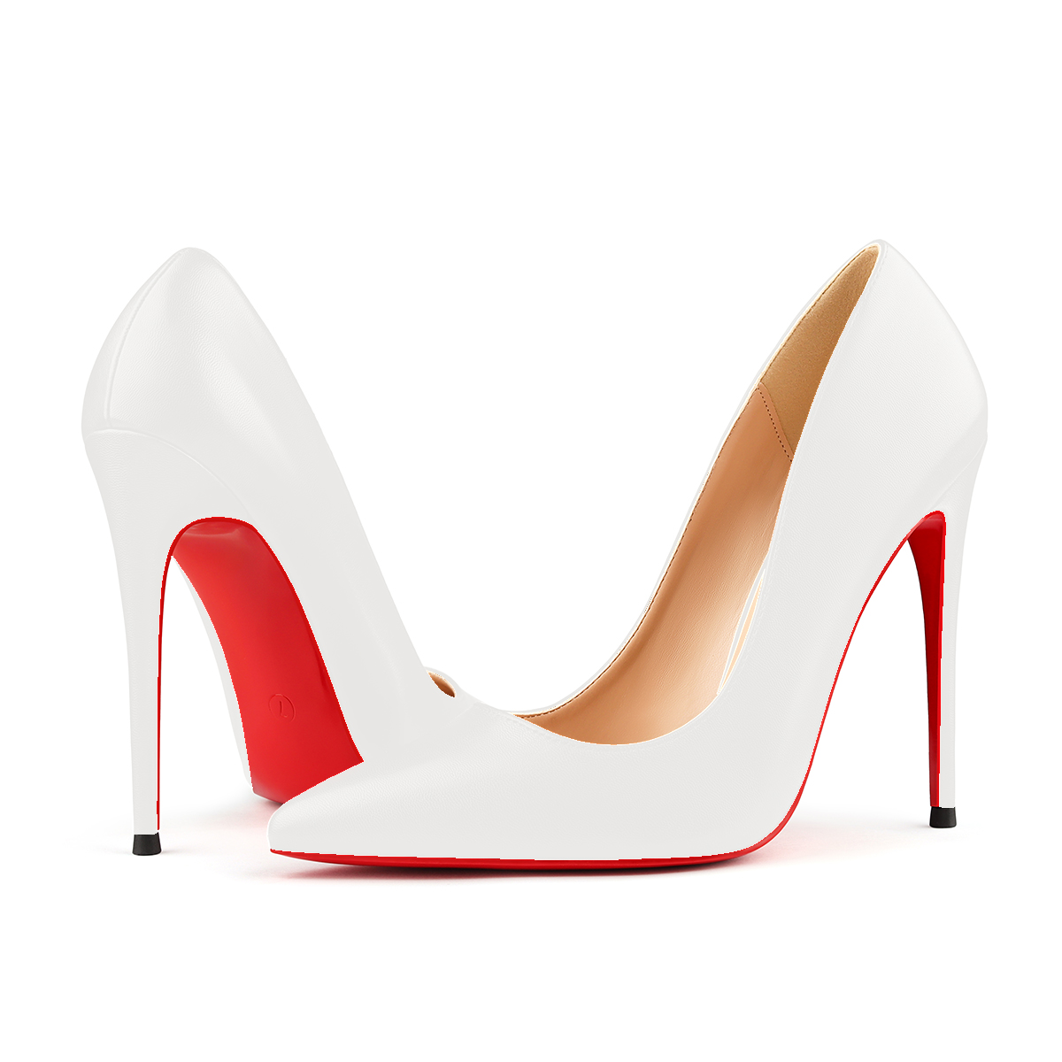 120mm Women's Red Bottom High Heels Party Wedding Matte Pumps-MERUMOTE