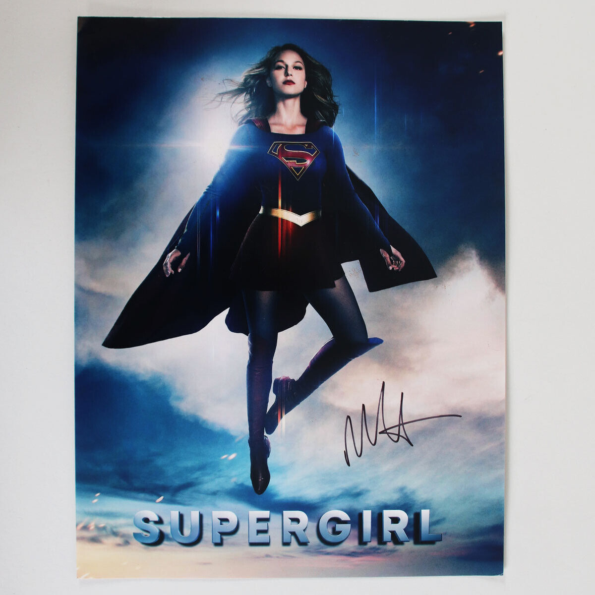 Melissa Benoist Signed Photo Poster painting Supergirl – COA BAS