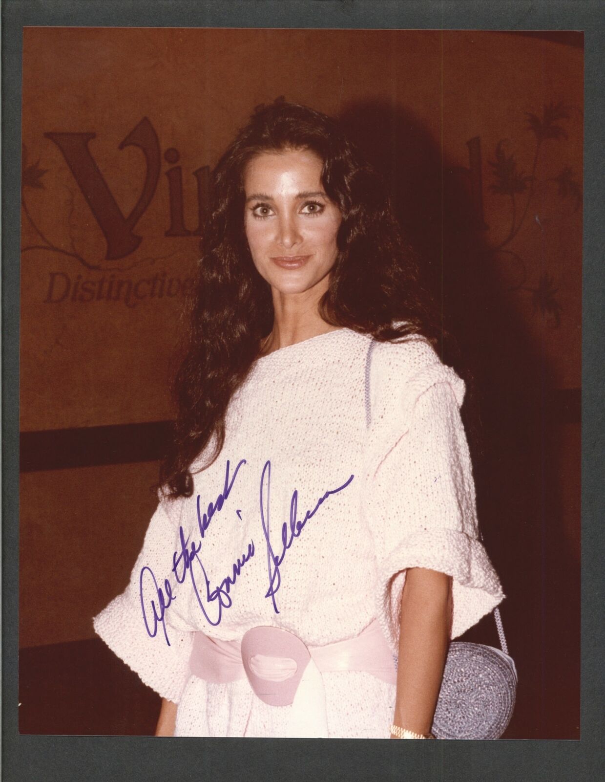 Connie Sellecca - Signed Autograph Color 8x10 Photo Poster painting - Greatest American Hero