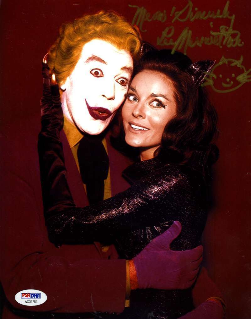 Lee Meriwether Catwoman Psa/dna Hand Signed 8x10 Photo Poster painting Authentic Autograph