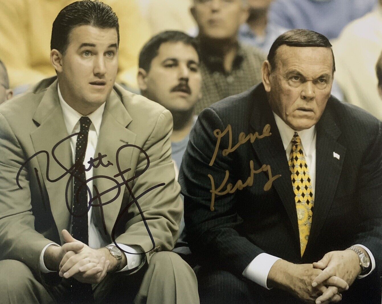 MATT PAINTER & GENE KEADY HAND SIGNED 8x10 Photo Poster painting PURDUE BASKETBALL AUTOGRAPH COA