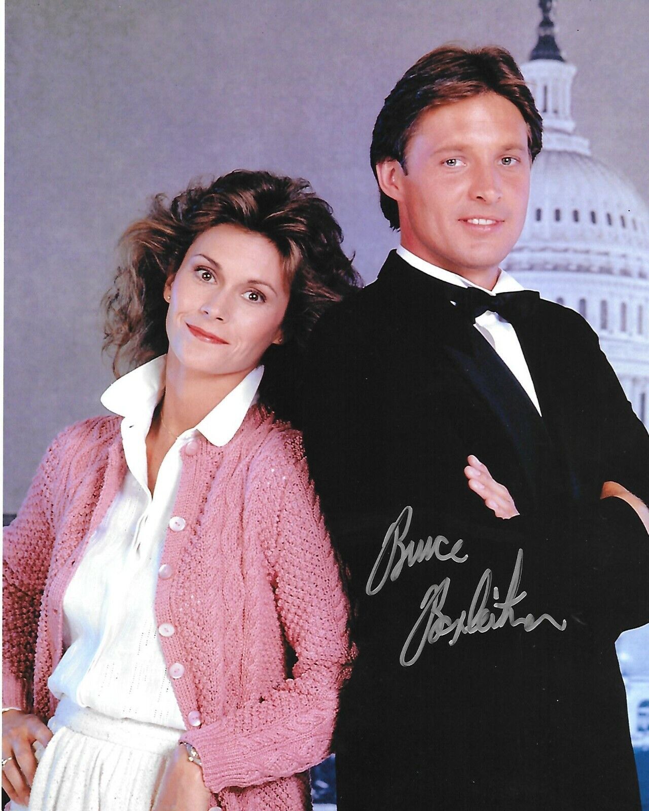 Bruce Boxleitner Scarecrow & Mrs. King Original Autographed 8X10 Photo Poster painting #3