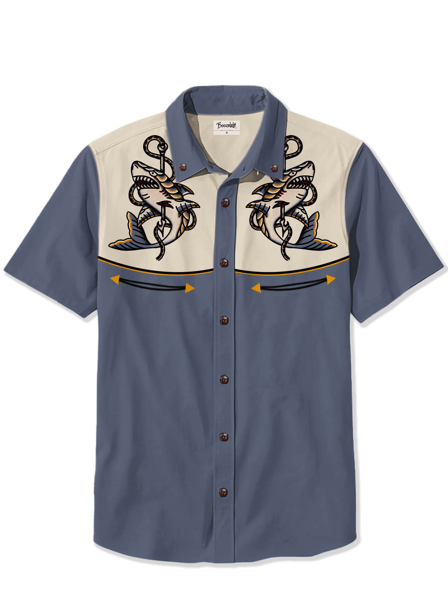 Shark - 100% Cotton Shirt