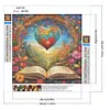 >SALE<5D DIY Full Round Drill Diamond Painting Heart Book Kit Home Decoration 30x30cm