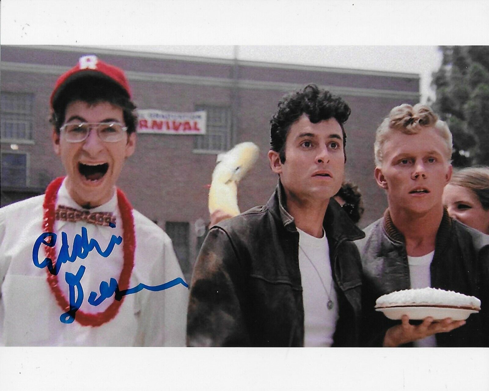 Eddie Deezen Grease Original Autographed 8X10 Photo Poster painting #2 signed @HollywoodShow