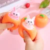Écrase des jouets de Fidget de lapin de carotte