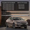 ItranMc Window Molding Trim for 2013-2018 Honda Accord,4-Door Sedan,Chrome Outer Door Weatherstrip Window Seal Belt,Replace#72410-T2A-A01 72450-T2A-A01 72910-T2A-A01 72950-T2A-A01