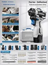 Functional wall drilling and hole drilling pistol drill with lithium battery rechargeable new type of electric screwdriver