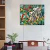 (Grande Taille) Koala et oiseau-plein diamant rond peinture-60 * 50cm