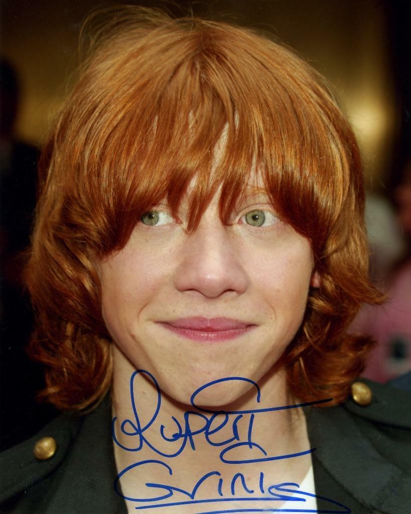 Rupert Grint Harry Potter SIGNED AUTOGRAPHED 10 X 8