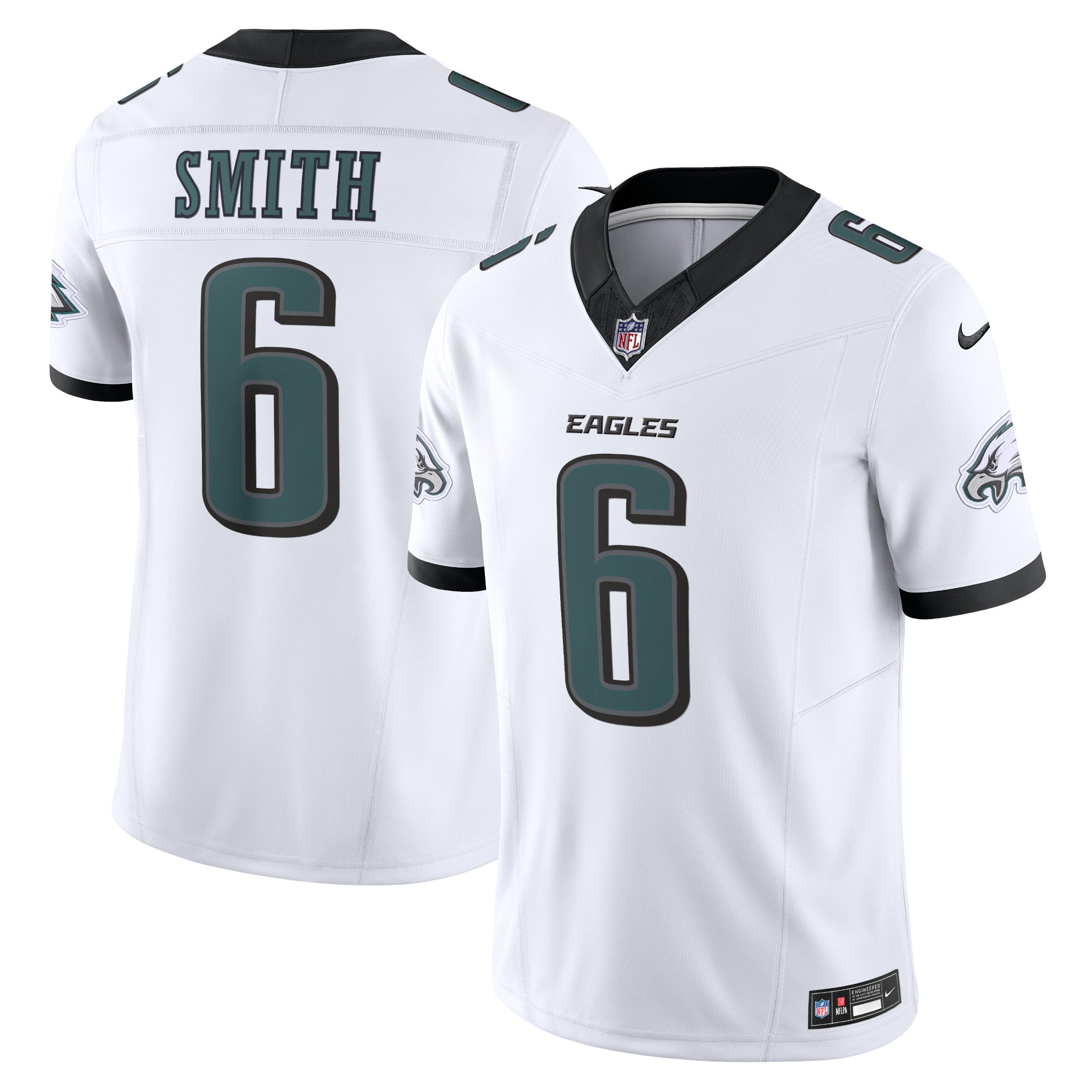 DeVonta Smith Philadelphia Eagles Nike Vapor F.U.S.E. Limited Jersey - White mysite