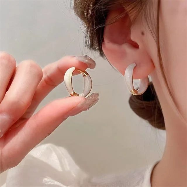 💖Mother's Day Promotion 60% Off -🎁Elegant And Fashionable Hoop Earrings🔥BUY 2 FREE SHIPPING