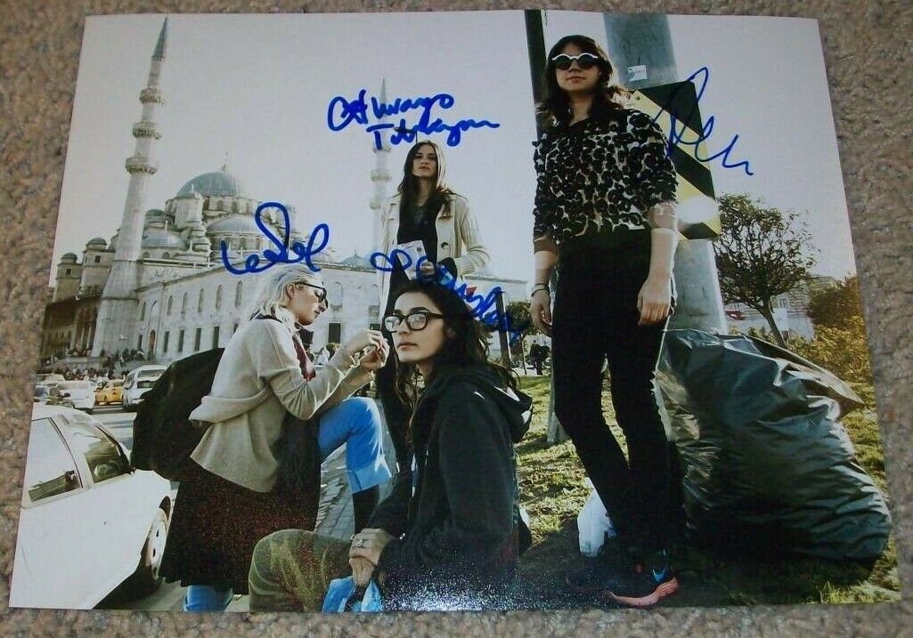 WARPAINT BAND SIGNED AUTOGRAPH 8x10 Photo Poster painting B w/PROOF THERESA WAYMAN +3