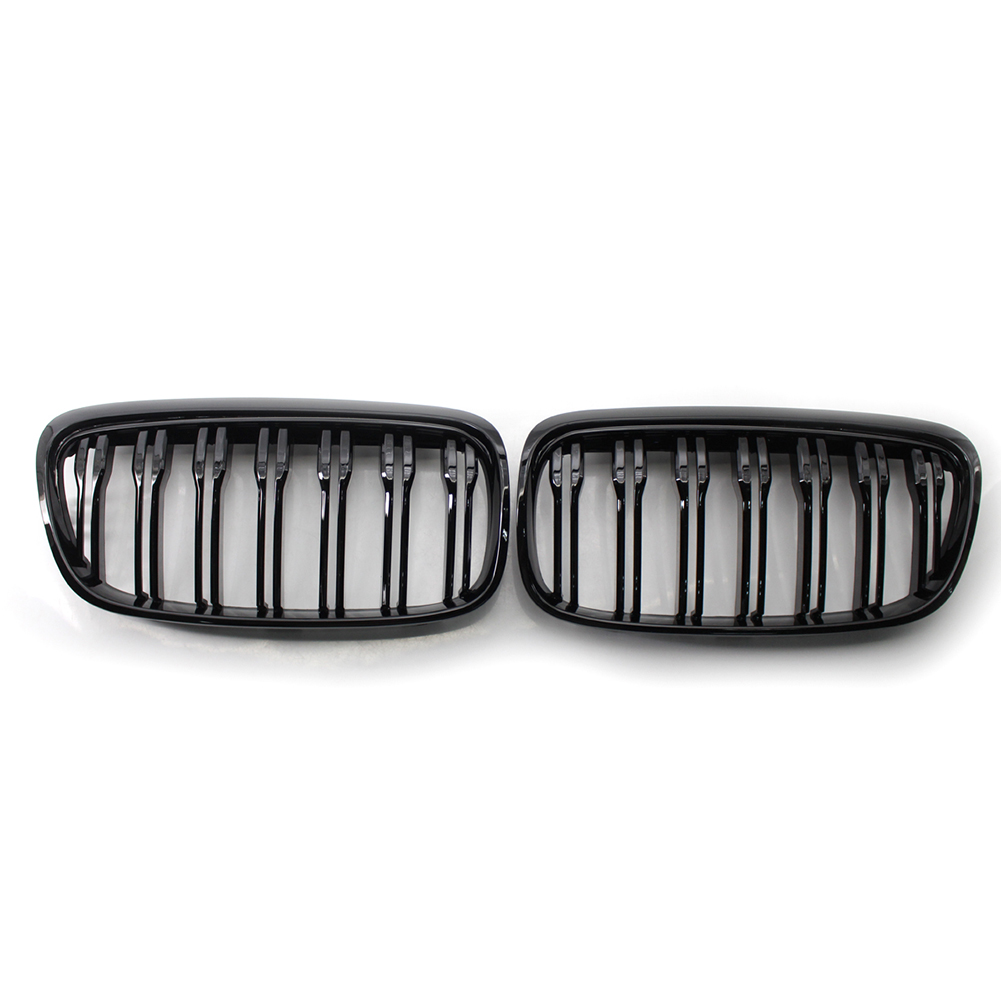 

Kidney Grill for BMW F46 2 Series Gran Tourer 14-17 Gloss Black Double Slat, 501 Original