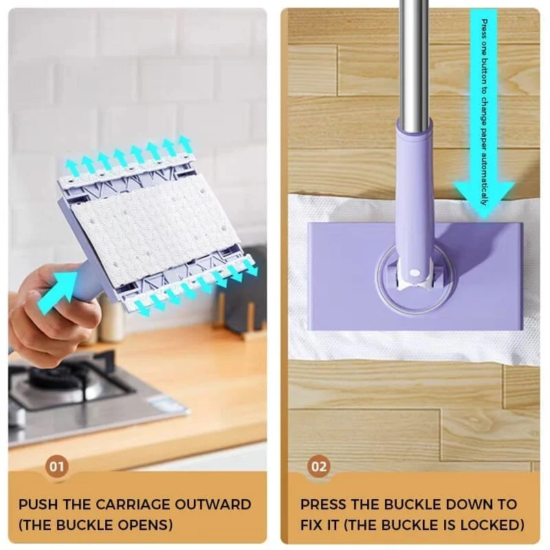 💥LAST DAY 49% OFF-Automatic Cloth Changing Mini Mop