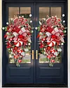 🔥Last Day 49% OFF🔥🍭Candy Cane Christmas Wreath🍭-mysite-Adracos