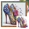 (US Local)High Heel-11CT Stamped Cross Stitch Kit(40x40cm)