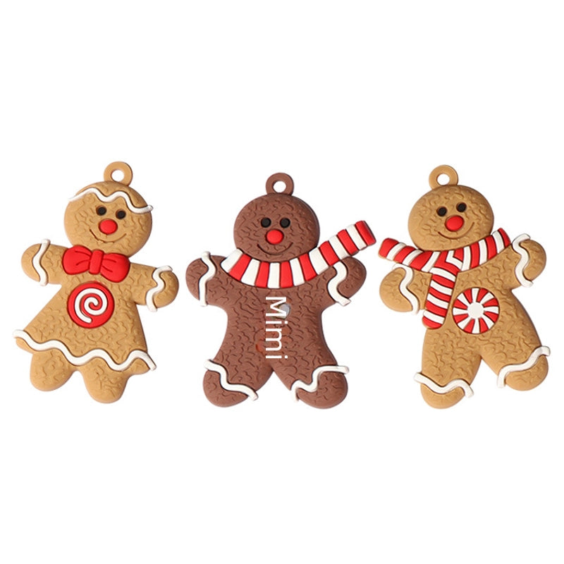 2022 New Christmas Tree Diy Pendant Gingerbread Man Twelve Source Manufacturers Christmas Scene Layout Pendant