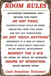 Funny Warning - Vintage Metal Signs(12*16Inch) - Warning