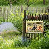 Dogs Welcome People Tolerated - Metal Tin Signs(8*12Inch/12*16Inch) - Animal