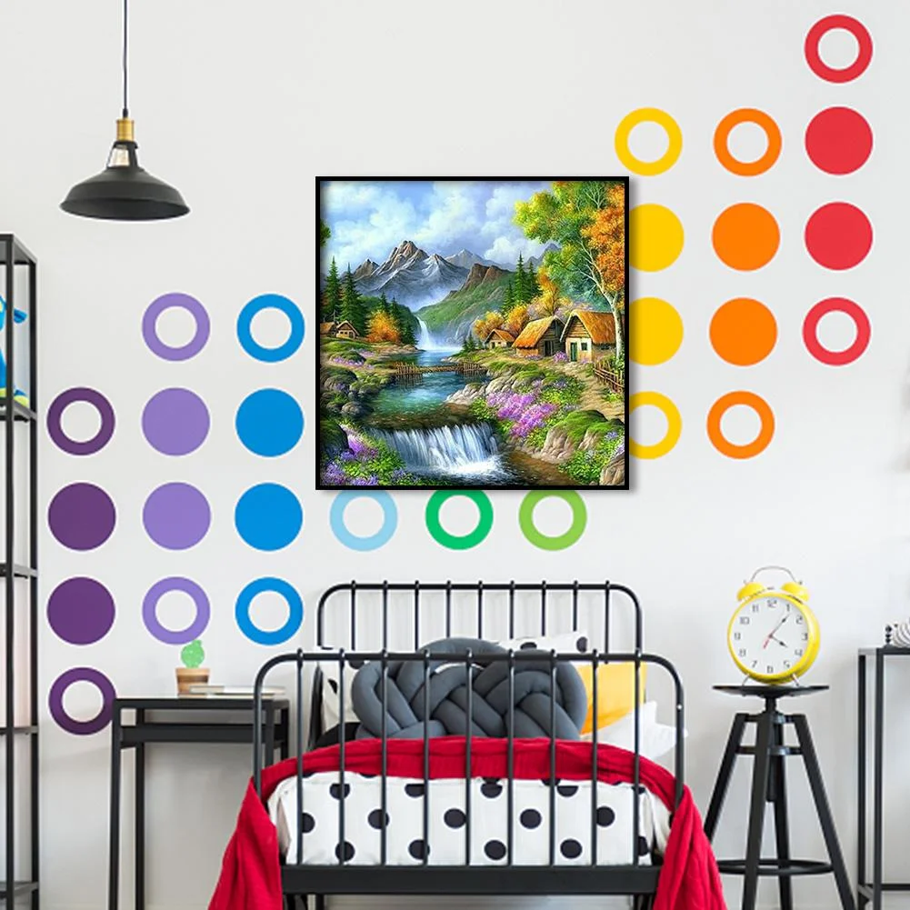 Diamond Painting - Full Round Drill - House(30*30cm)